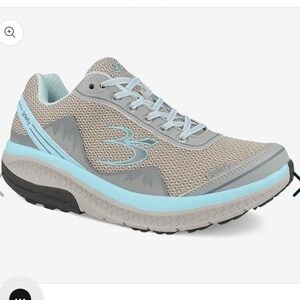 Gdefy Mighty Walk Womens Gray Blue Athletic Running Shoes Sneakers‎  Size 9